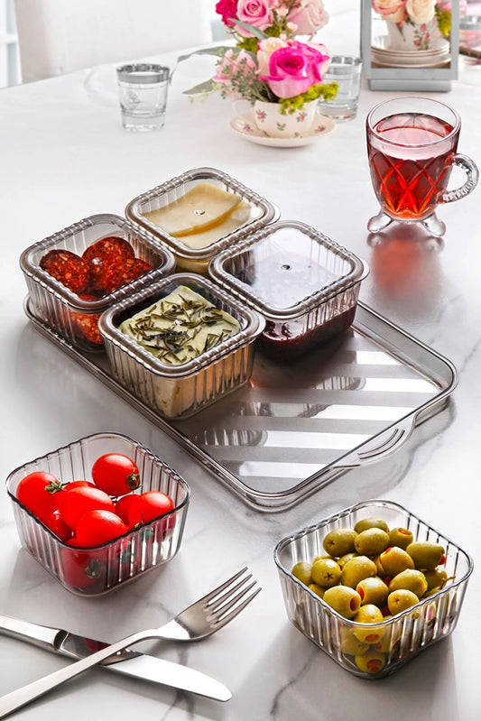 Frühstück Servier Set & Vorratsdosen mit Deckel