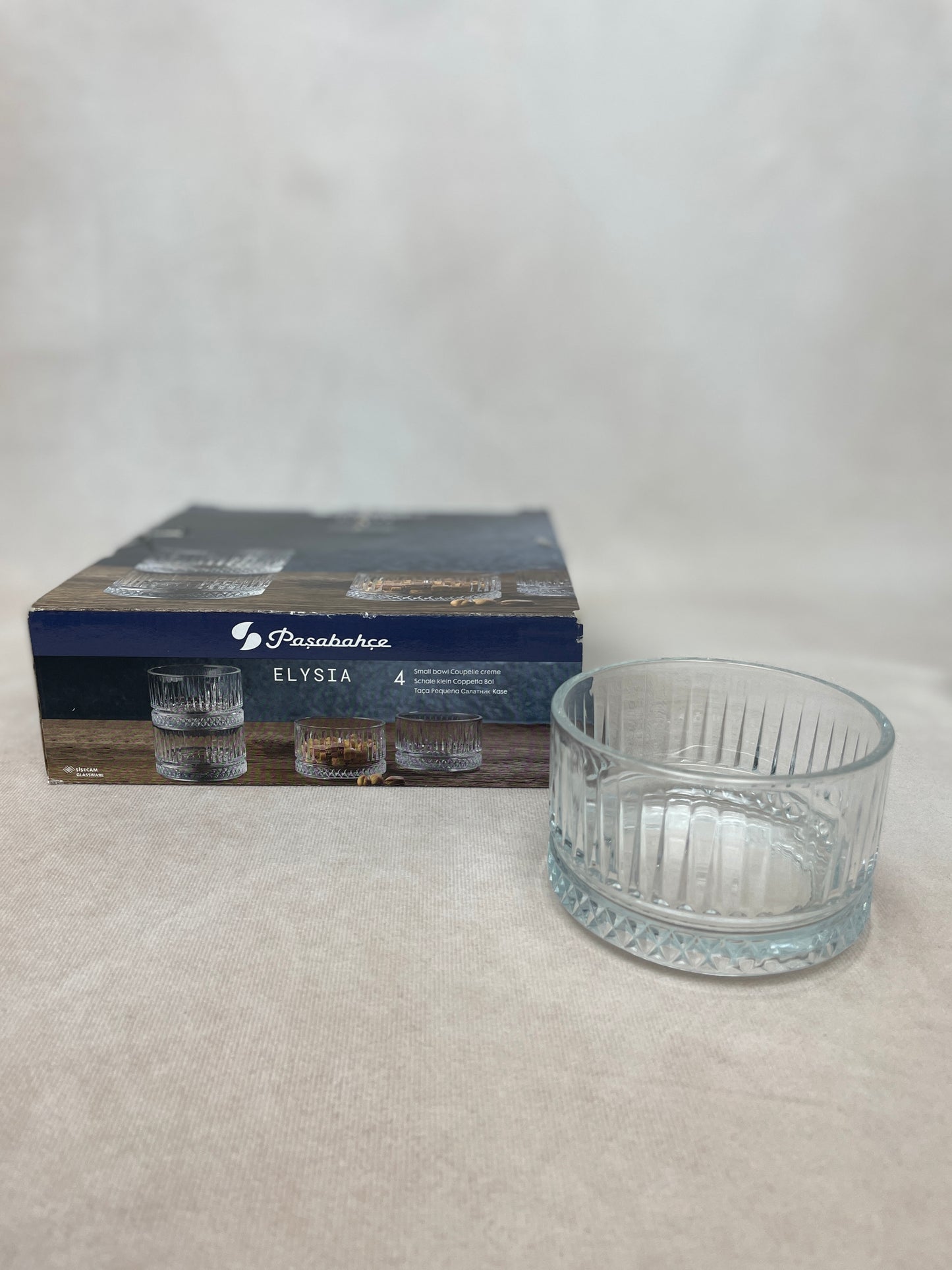 Pasabahce Elysia - 4 Glasschalen - Set - Cam Kase