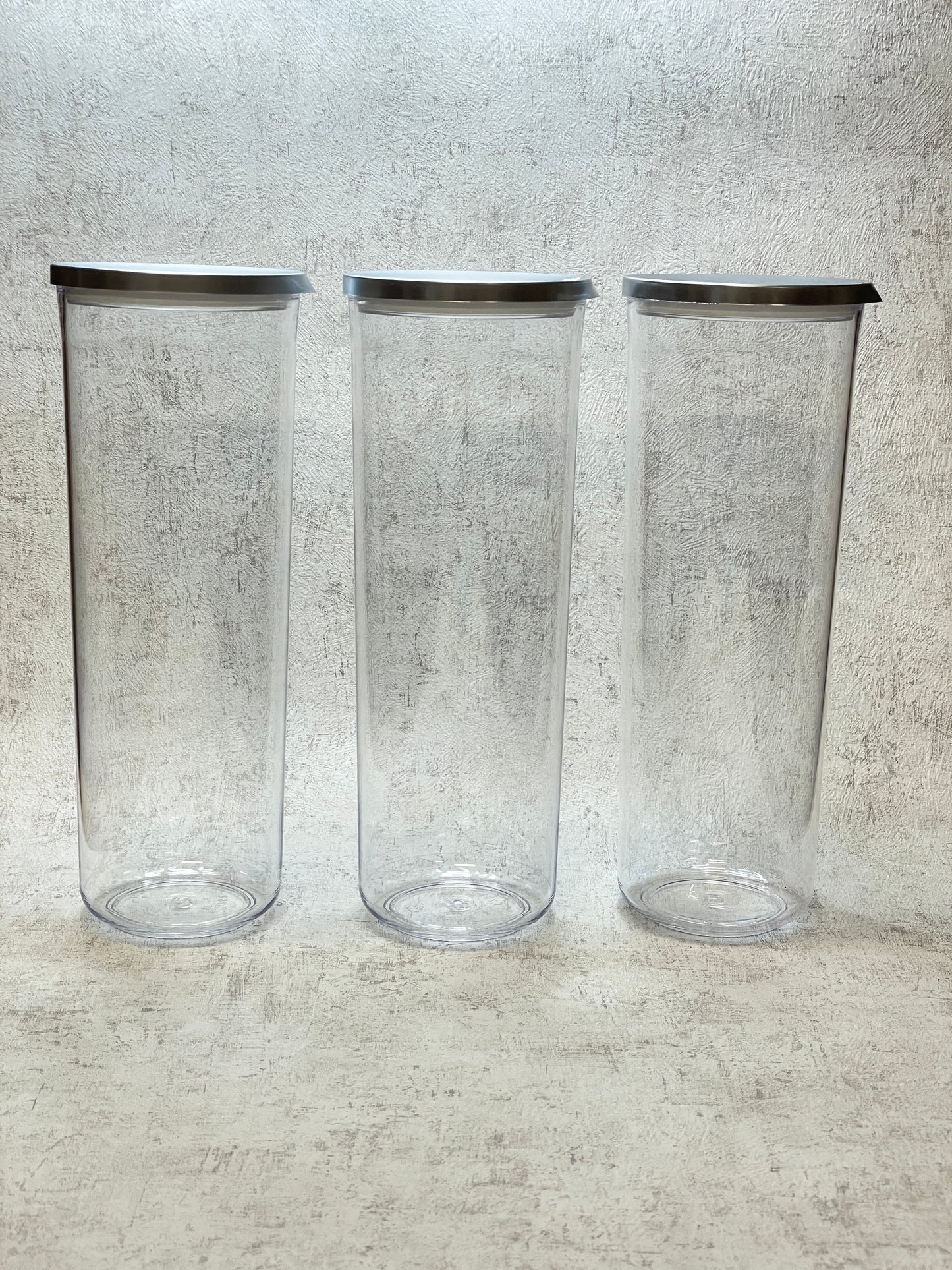 vipahmet - Behälter - rund - Set - 3er - chrome 197