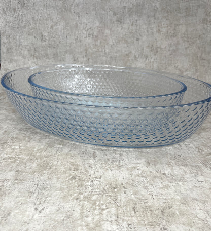 Ovales Tablett 2er Set