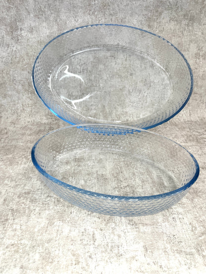 Ovales Tablett 2er Set