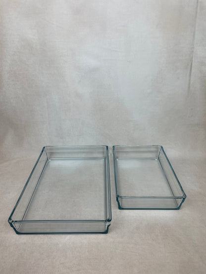 Borcam by Pasabahce - Premium Auflaufform - rechteckig - Set - 2 Formen