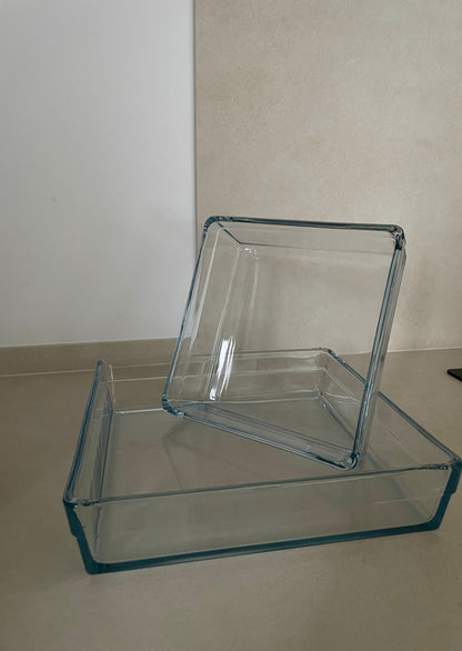 Borcam by Pasabahce - Premium Auflaufform - quadratisch - Set - 2 Formen